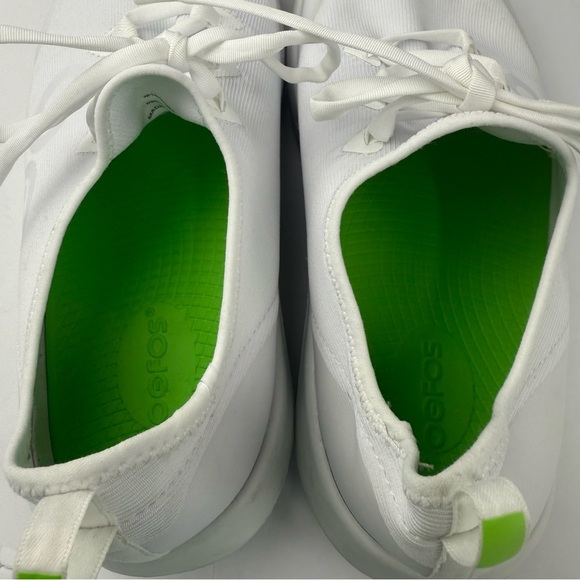 Oofos Mens 10 White OOmg Sport LS Low-Top Recovery Athletic Shoe Lace Up SEE ALL main image 6